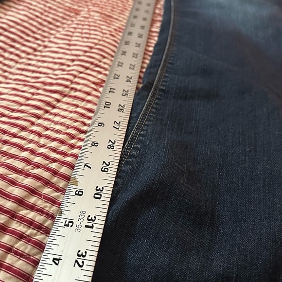 Express Blue Boot Cut Jeans Classic Indigo - Picture 6 of 7